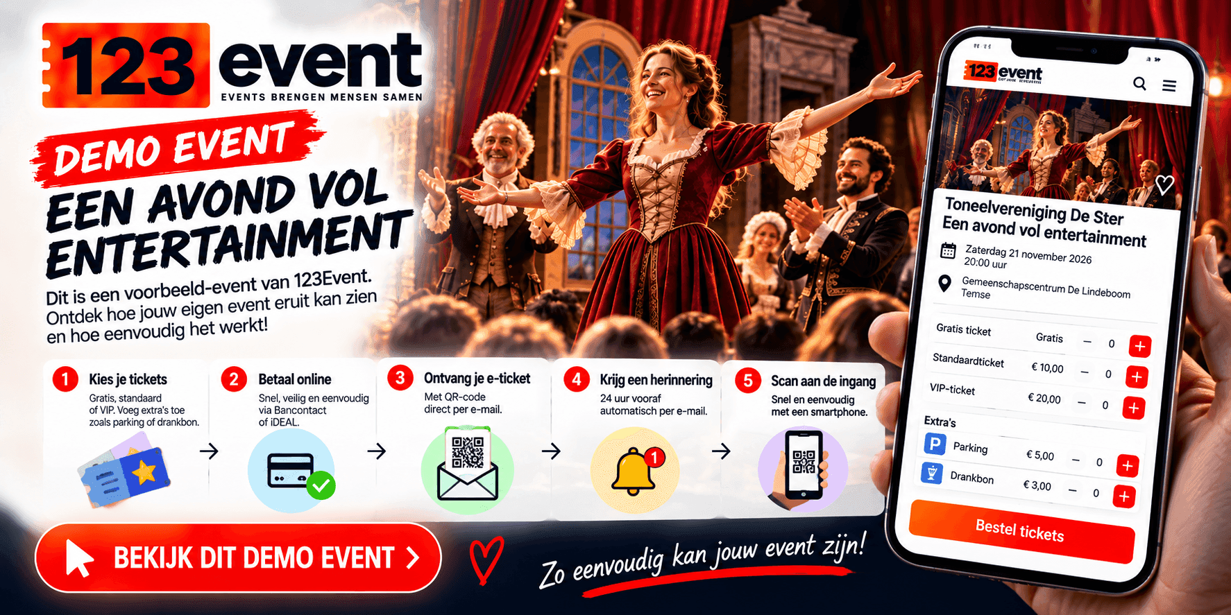 Dit is een demonstratie-event van 123Event. — photo 1